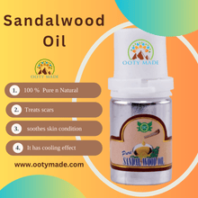 Load image into Gallery viewer, Uses of pure sandalwood oil
