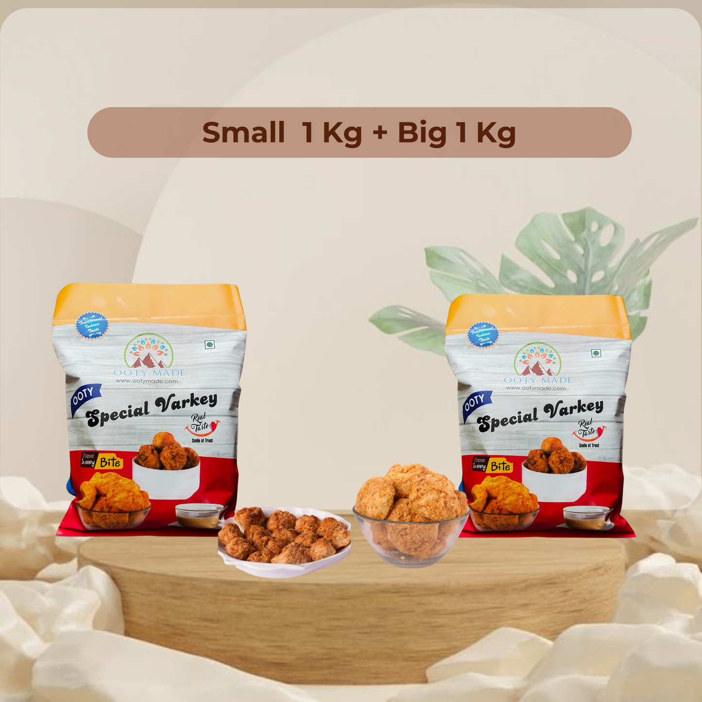 Ooty Varkey-Big and Small-2 KGs - Original Ooty Varkey Online Shopping - Best Evening Tea Time Snacks OotyMade.com