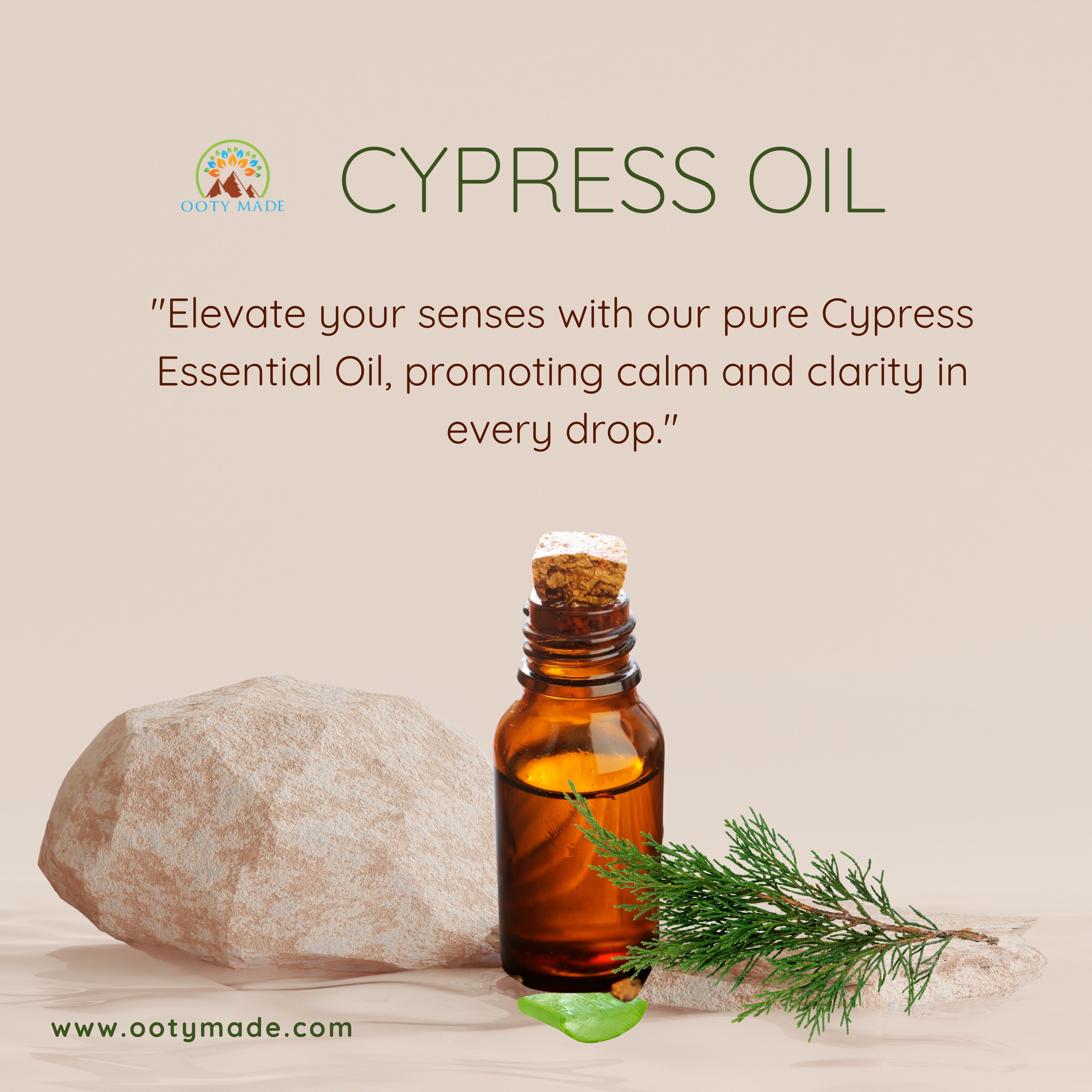 Premium Cypress Essential Oil - Pure Aromatherapy Elixir for Varicose Veins and Beyond