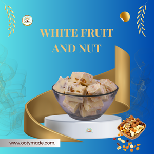 Divine Indulgence: Premium White Fruit & Nut Chocolate Bar- Handmade chocolate OotyMade.com