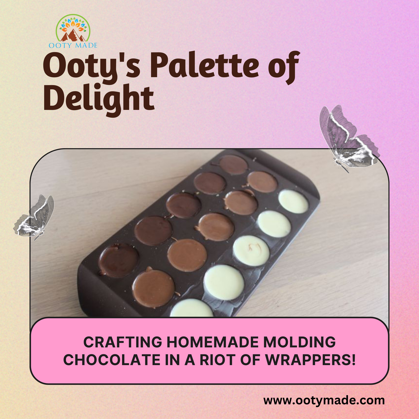 Delightful Bliss: Ooty Homemade Chocolate Gift Pack for Birthday Celebrations-100 G OotyMade.com