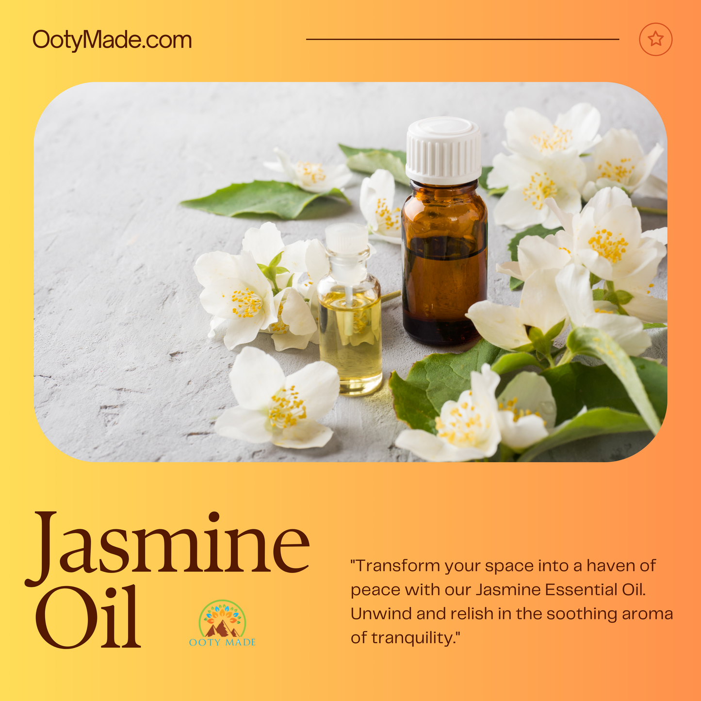 Experience the Allure of Nilgiris' Finest Pure Jasmine Oil - Perfect for Hair, Skin, and Sacred Rituals