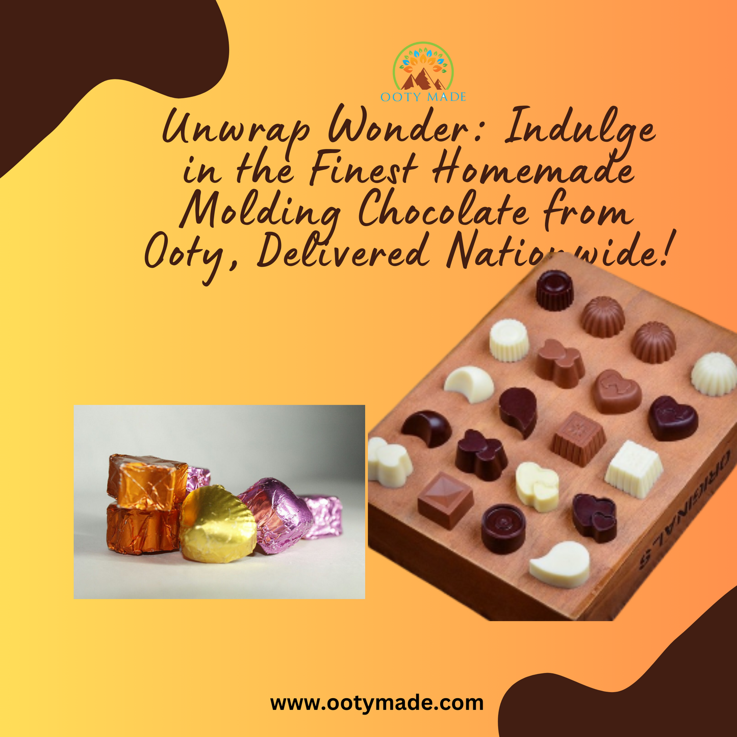 Delightful 6-Piece Chocolate Gift Box | Perfect Birthday Surprise OotyMade.com