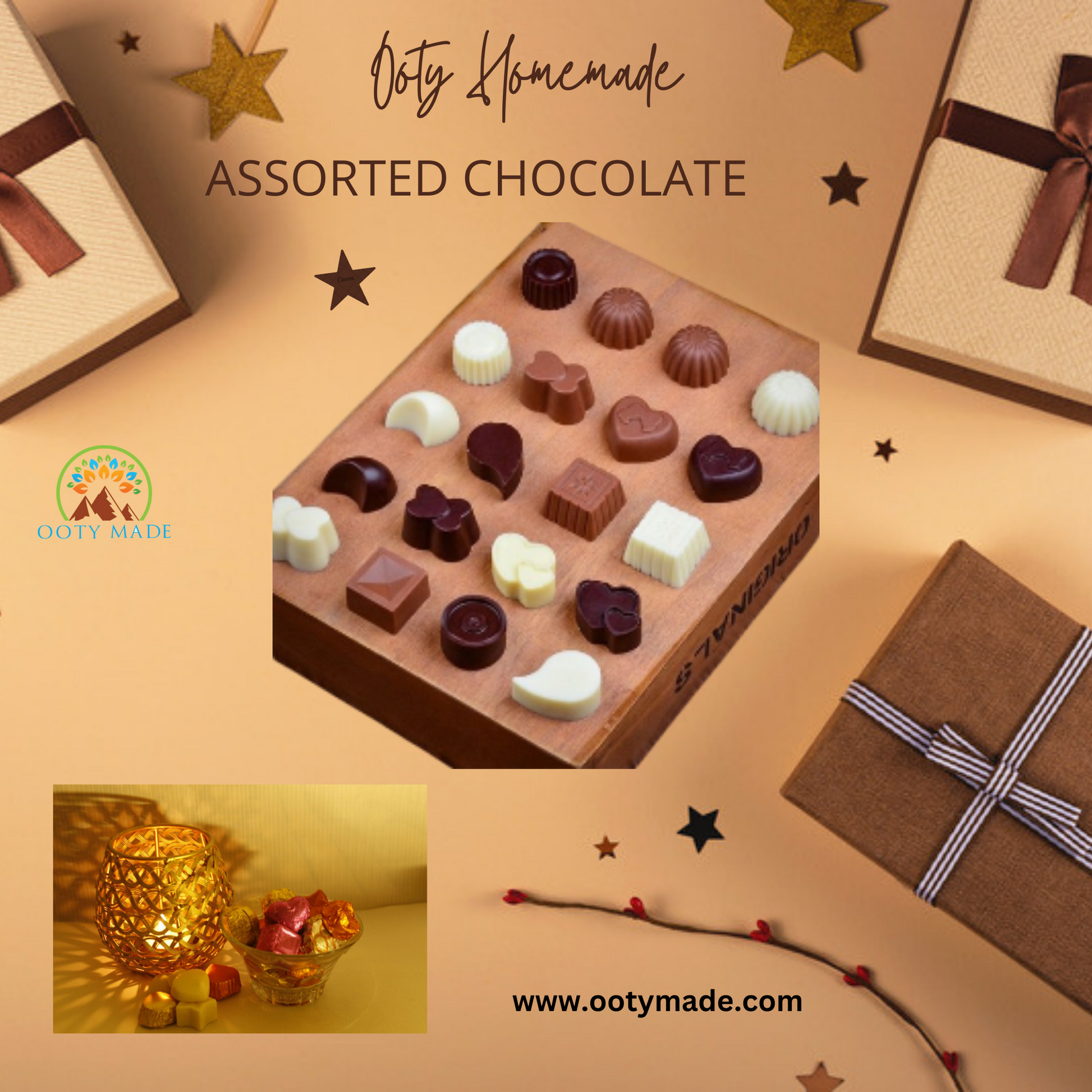 Eternal Love Delight: Exquisite Chocolate Gift Pack for Her and Him OotyMade.com