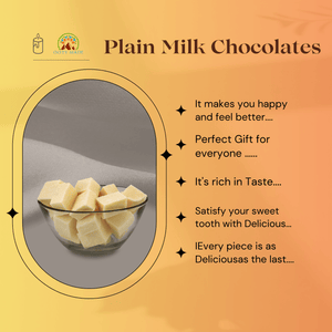 Plain homemade white chocolate in India OotyMade.com