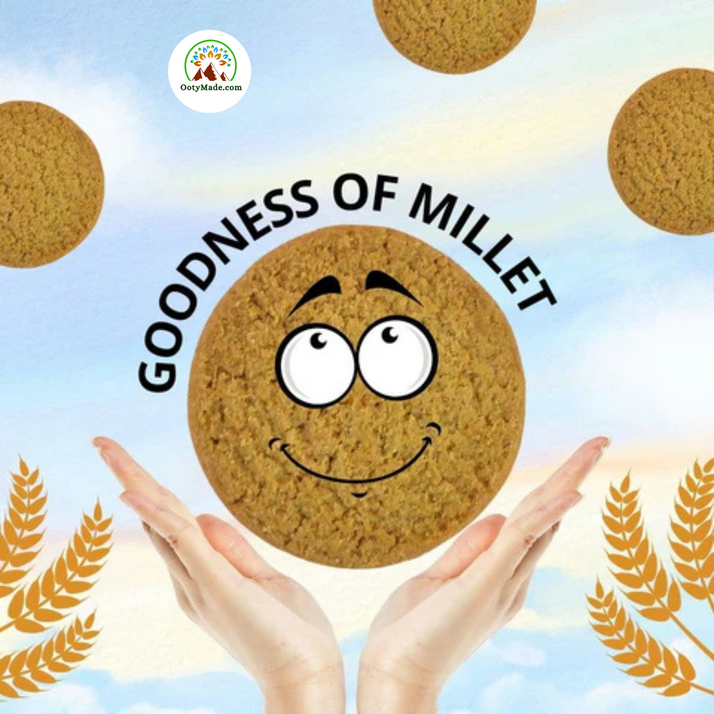 Ooty Foxtail Millet Biscuits – Wholesome & Crunchy Healthy Snacks | Enjoy Millet Benefits in Every Bite