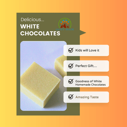 Plain homemade white chocolate in India OotyMade.com