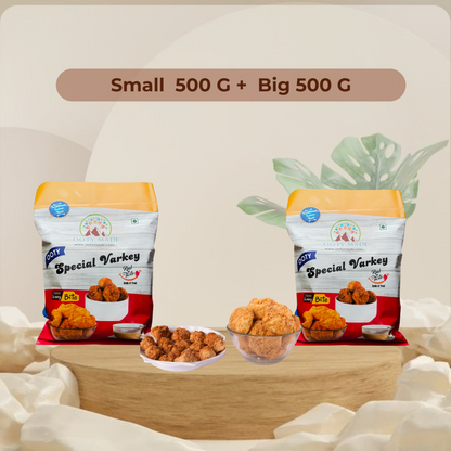 Ooty Varkey-Big and Small- Combo Pack | Original Varkey from Best Ooty Varkey Shop | Perfect Evening Snack OotyMade.com