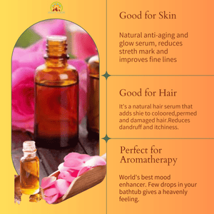 pure rose oil for hair