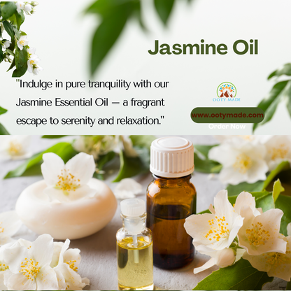 Experience the Allure of Nilgiris' Finest Pure Jasmine Oil - Perfect for Hair, Skin, and Sacred Rituals