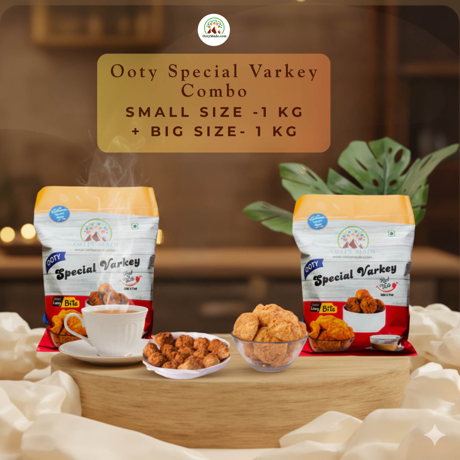 Ooty Varkey-Big and Small-2 KGs - Original Ooty Varkey Online Shopping - Best Evening Tea Time Snacks OotyMade.com