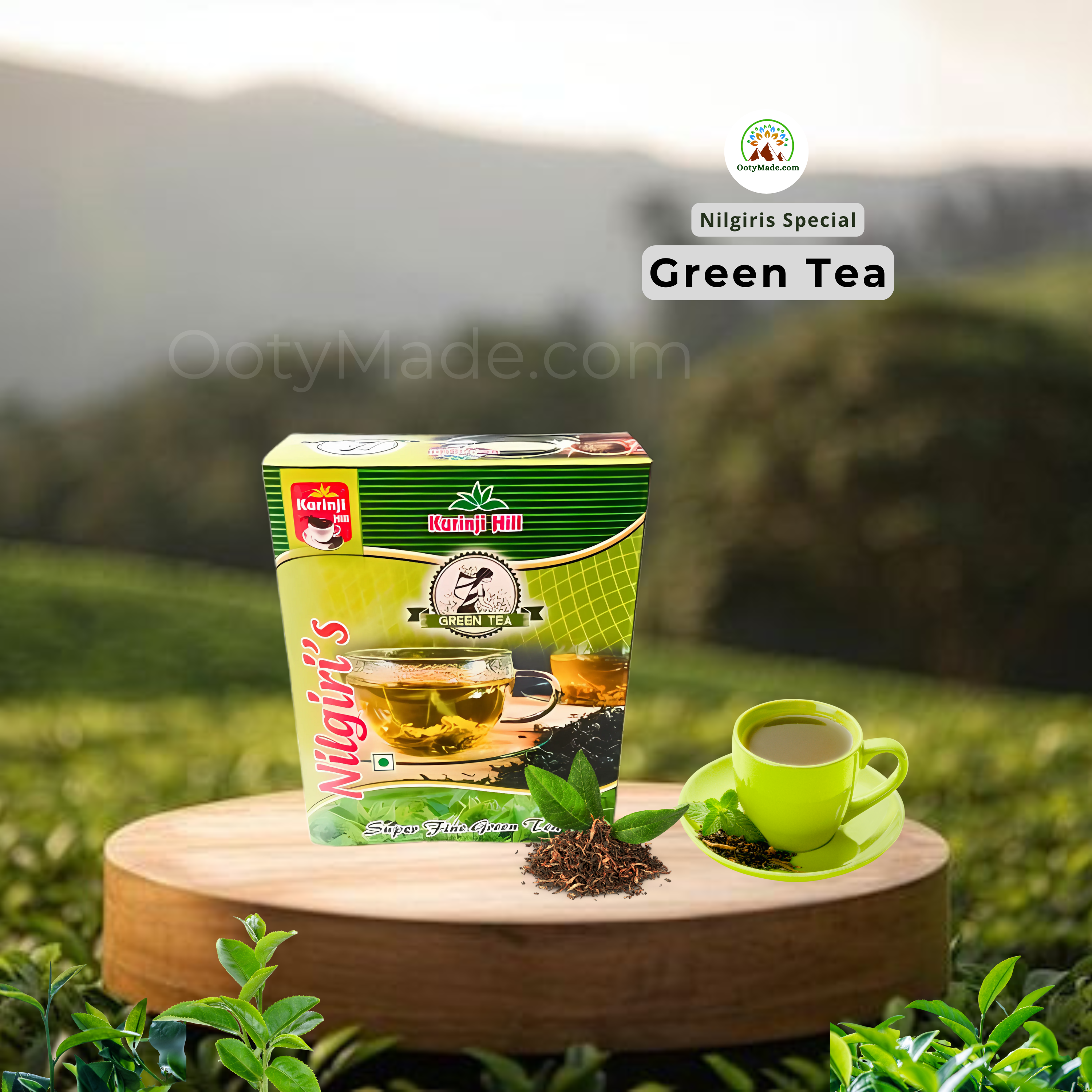 Green Tea Gilgit Nilgiris Green Tea — Fresh High-Altitude Ooty Green Tea | Buy Online ...