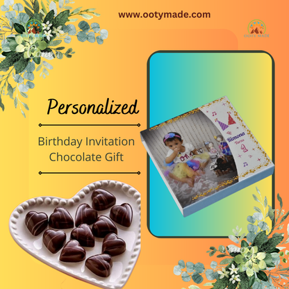 Birthday Return Gifts- personalized Chocolate Gift with photo- (Sample) OotyMade.com