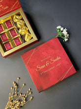 Load image into Gallery viewer, Wedding Invitation - Personalized chocolate Gift box - Sample OotyMade.com
