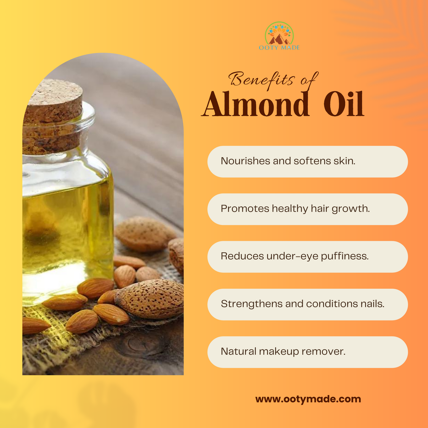 Discover the Benefits of Pure Almond Oil for Skin & Hair | Uses, Prices, and More