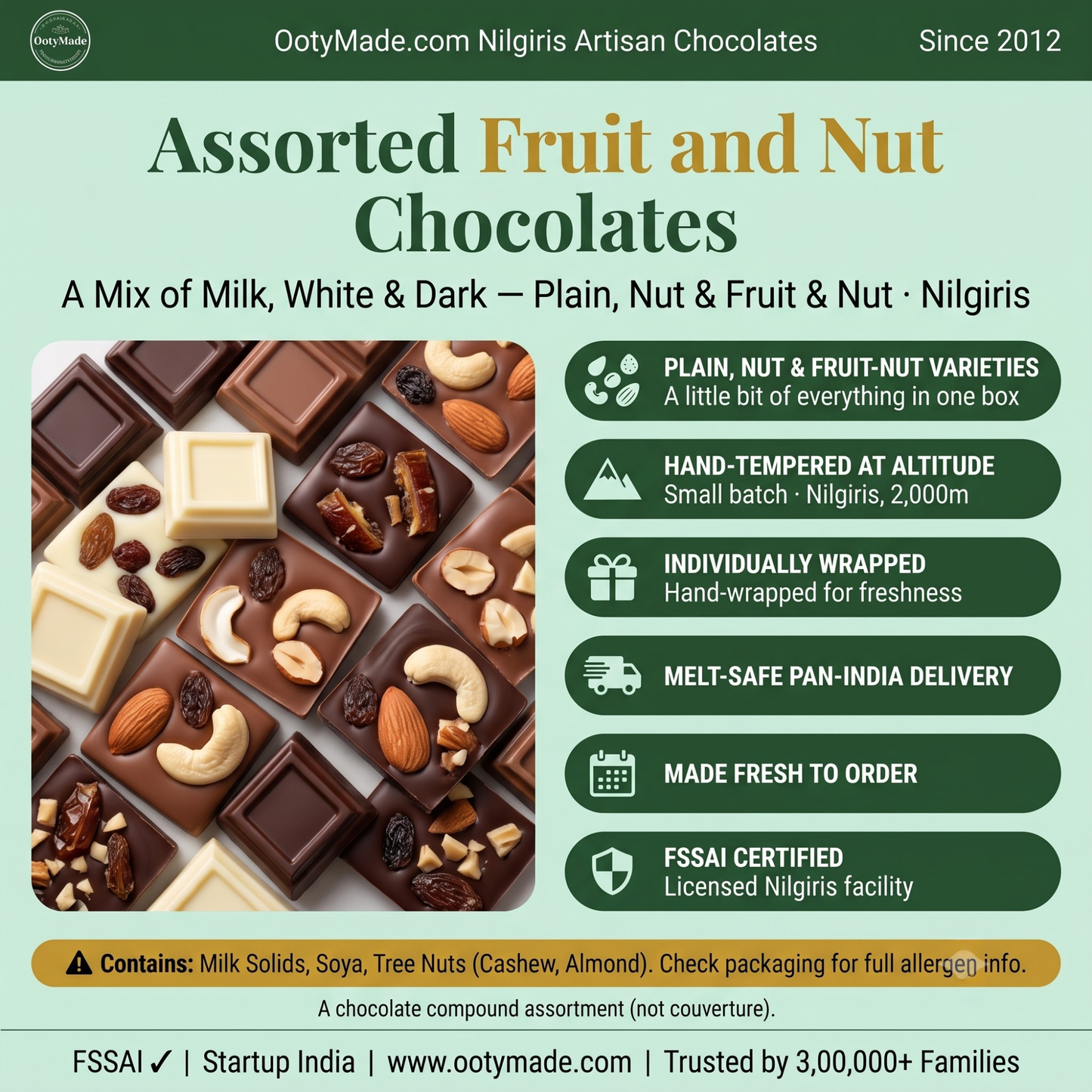Ooty Chocolate Gift Pack — Premium Assorted Fruit Nut | OotyMade