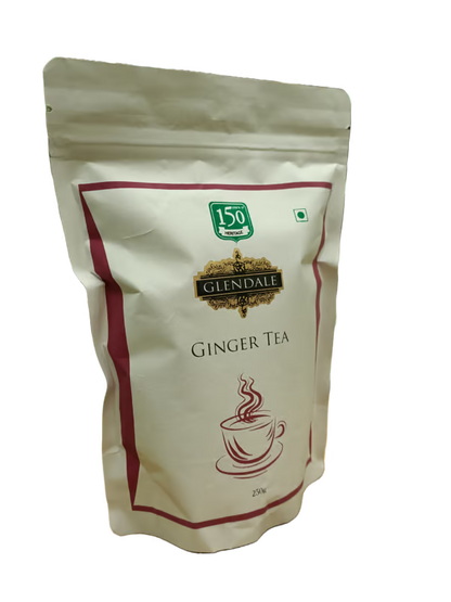 GLENDALE Ginger Tea | 250 g | Pack of 1 | Total 250 g | High Grown Nilgiri Tea | 150 Years of Heritage