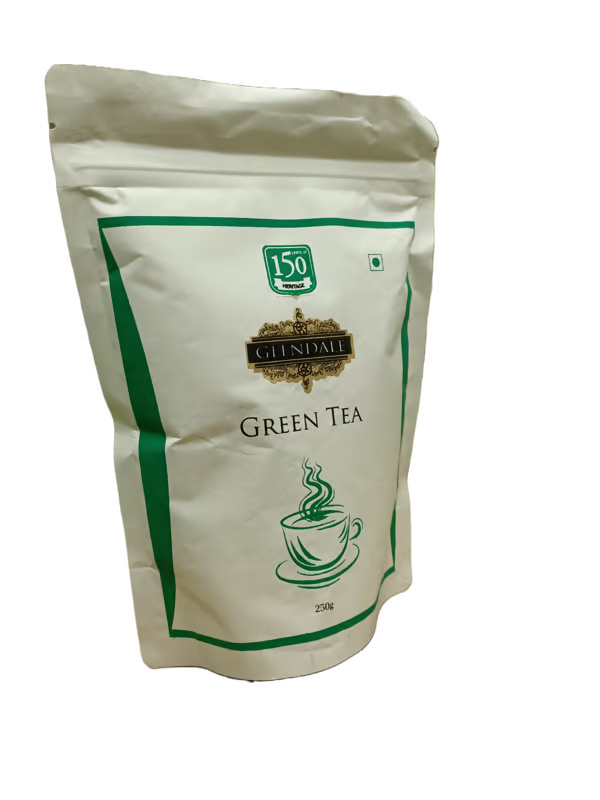 GLENDALE Green Tea | 250 g | Pack of 1 | Total 250 g | High Grown Nilgiri Tea | 150 Years of Heritage