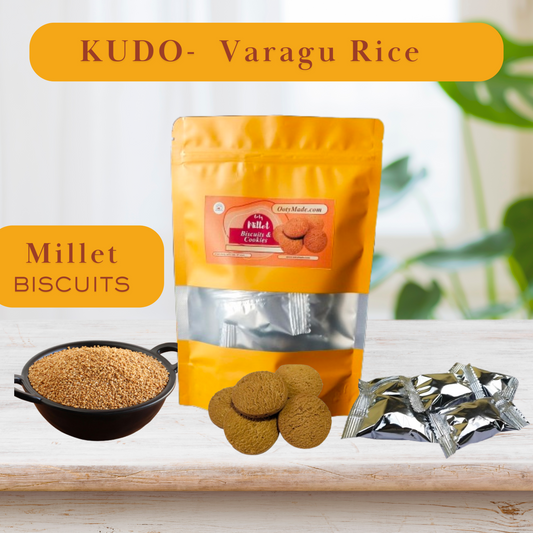 Ooty Kudo Millet Biscuits – Nutritious, Tasty & Guilt-Free Millet Treat for Anytime Munching