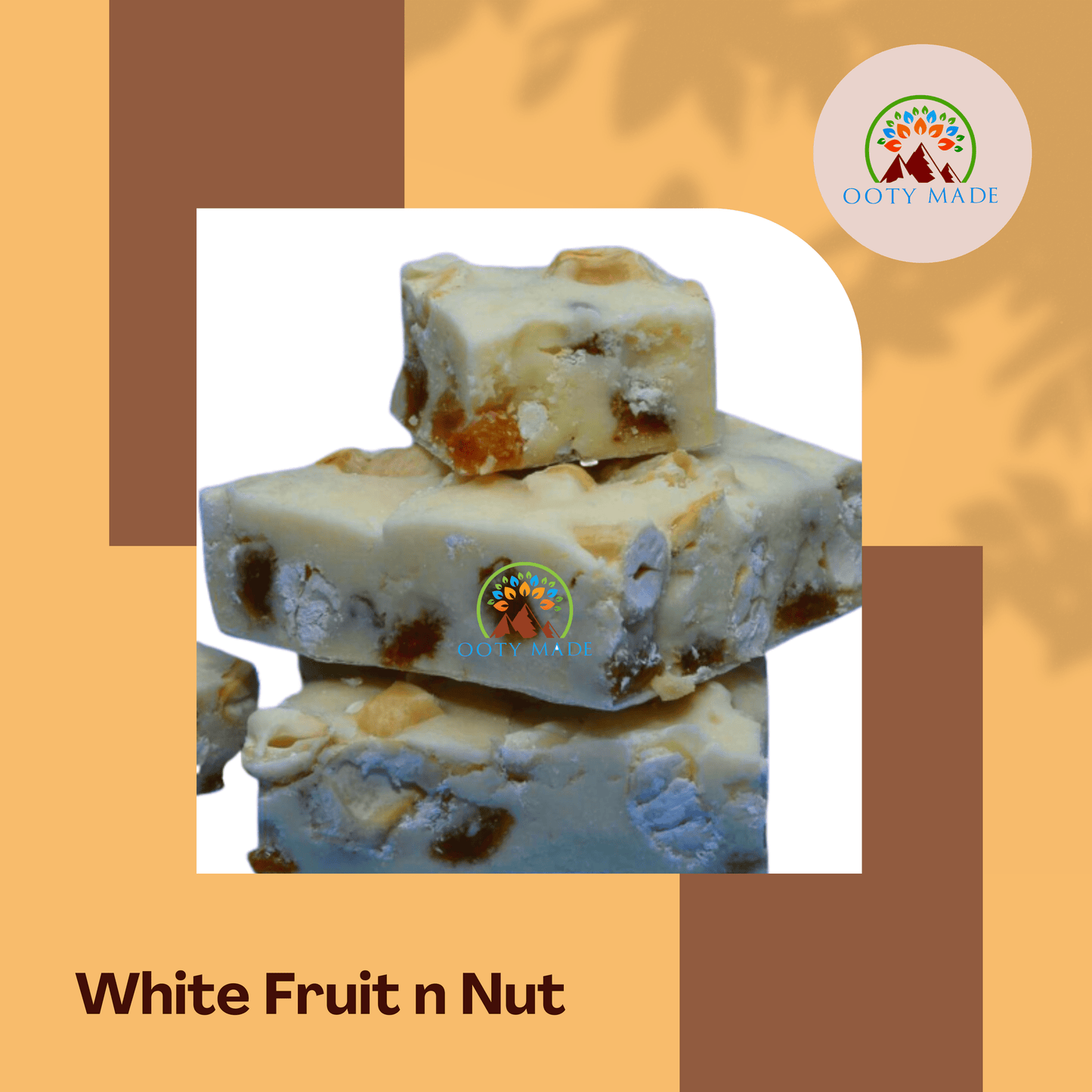 Buy White Fruit and Nut Chocolate Online from Chocolate Factory in ooty OotyMade.com