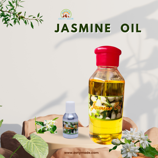 Experience the Allure of Nilgiris' Finest Pure Jasmine Oil - Perfect for Hair, Skin, and Sacred Rituals