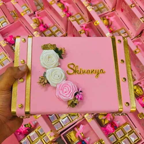 Wedding Return Gift - Personalized chocolate Gift box - Minimum 10 Boxes OotyMade.com