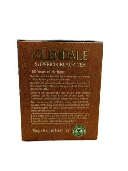 GLENDALE Superior Black Tea | 50 g | Pack of 1 | Total 50 g | High Grown Single Garden Nilgiri Tea