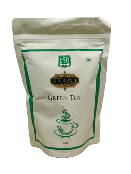 GLENDALE Green Tea | 250 g | Pack of 1 | Total 250 g | High Grown Nilgiri Tea | 150 Years of Heritage