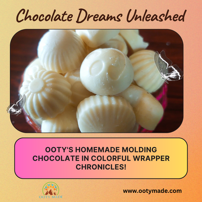 Heavenly White Chocolate Bar-Ooty Homemade Chocolate Bliss-Ooty's Best Chocolate Assortment OotyMade.com