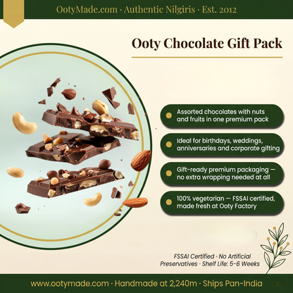 Ooty Chocolate Gift Pack — Premium Assorted Fruit Nut | OotyMade