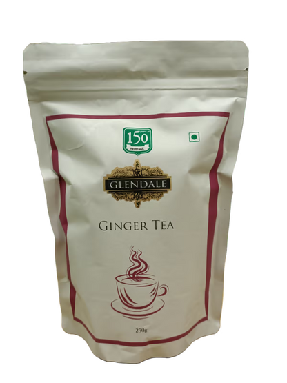 GLENDALE Ginger Tea | 250 g | Pack of 1 | Total 250 g | High Grown Nilgiri Tea | 150 Years of Heritage