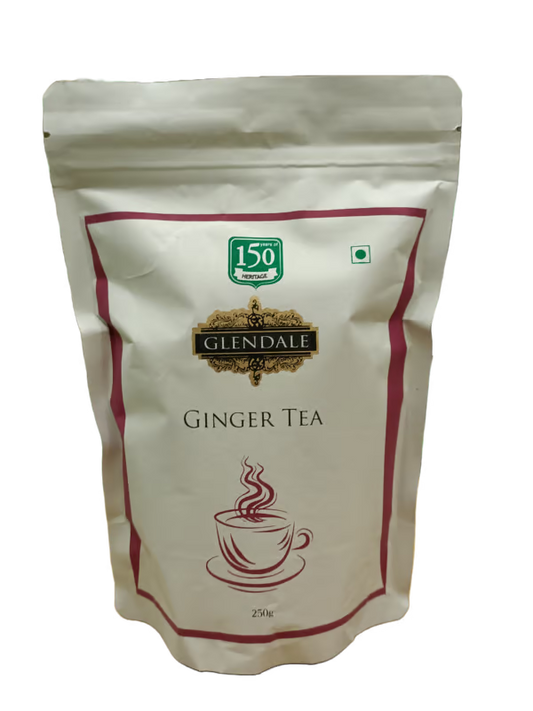 GLENDALE Ginger Tea | 250 g | Pack of 1 | Total 250 g | High Grown Nilgiri Tea | 150 Years of Heritage