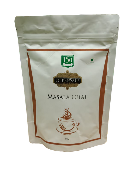 GLENDALE Masala Chai | 250 g | Pack of 1 | Total 250 g | High Grown Nilgiri Tea | 150 Years of Heritage