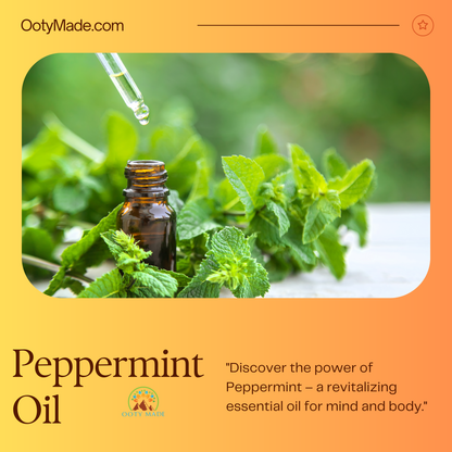 Peppermint Essential Oil for Hair growth, Digestion, and Pain relief