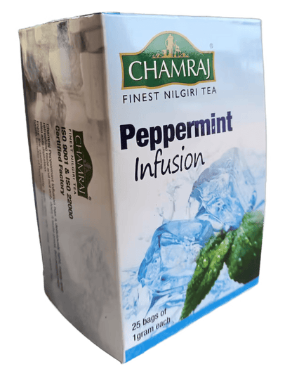 CHAMRAJ Peppermint Infusion | 25 Dip Bags of 1 gram each | Pack of 1 | Total 25 g | Finest Nilgiri Tea