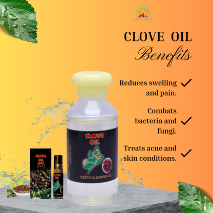 Premium Pure Clove Oil - The Best Clove Oil for Teeth, Gums, and Skin