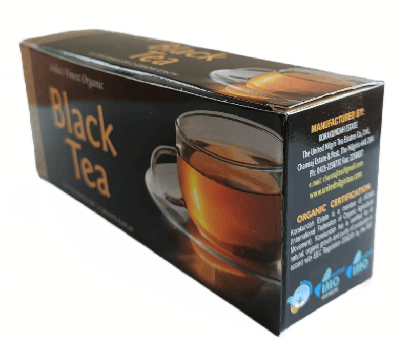 KORAKUNDAH Black Tea | 25 Dip Tea Bags of 2 grams each | Pack of 1 | Total 50 g | India's Finest Organic Tea | Chamraj Nilgiri Tea