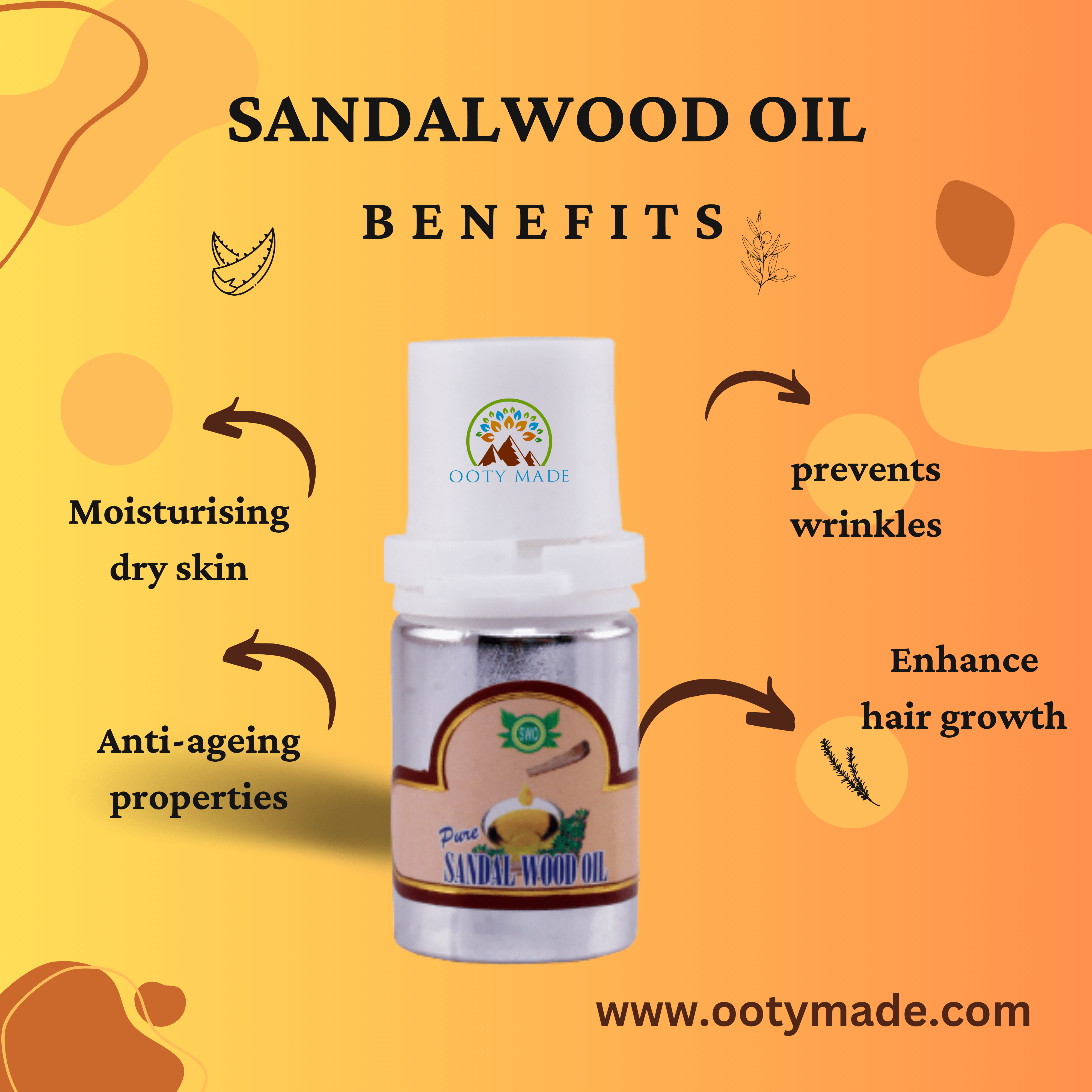 sandalwood oil for skin and hair
