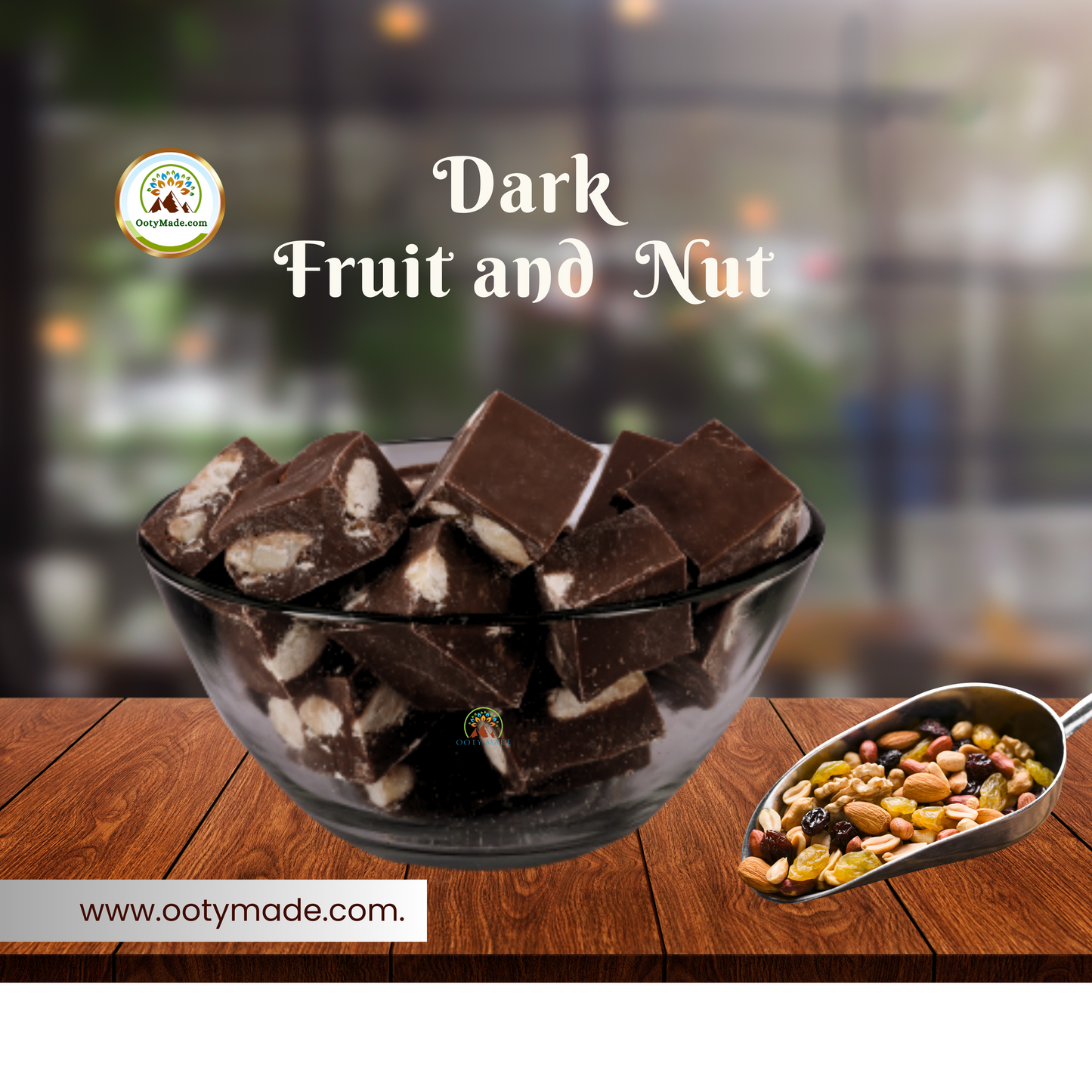 Divine Delights Collection - Handcrafted Dark Fruit and Nut Chocolate Assortment OotyMade.com