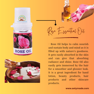 pure rose oil for aromatherapy