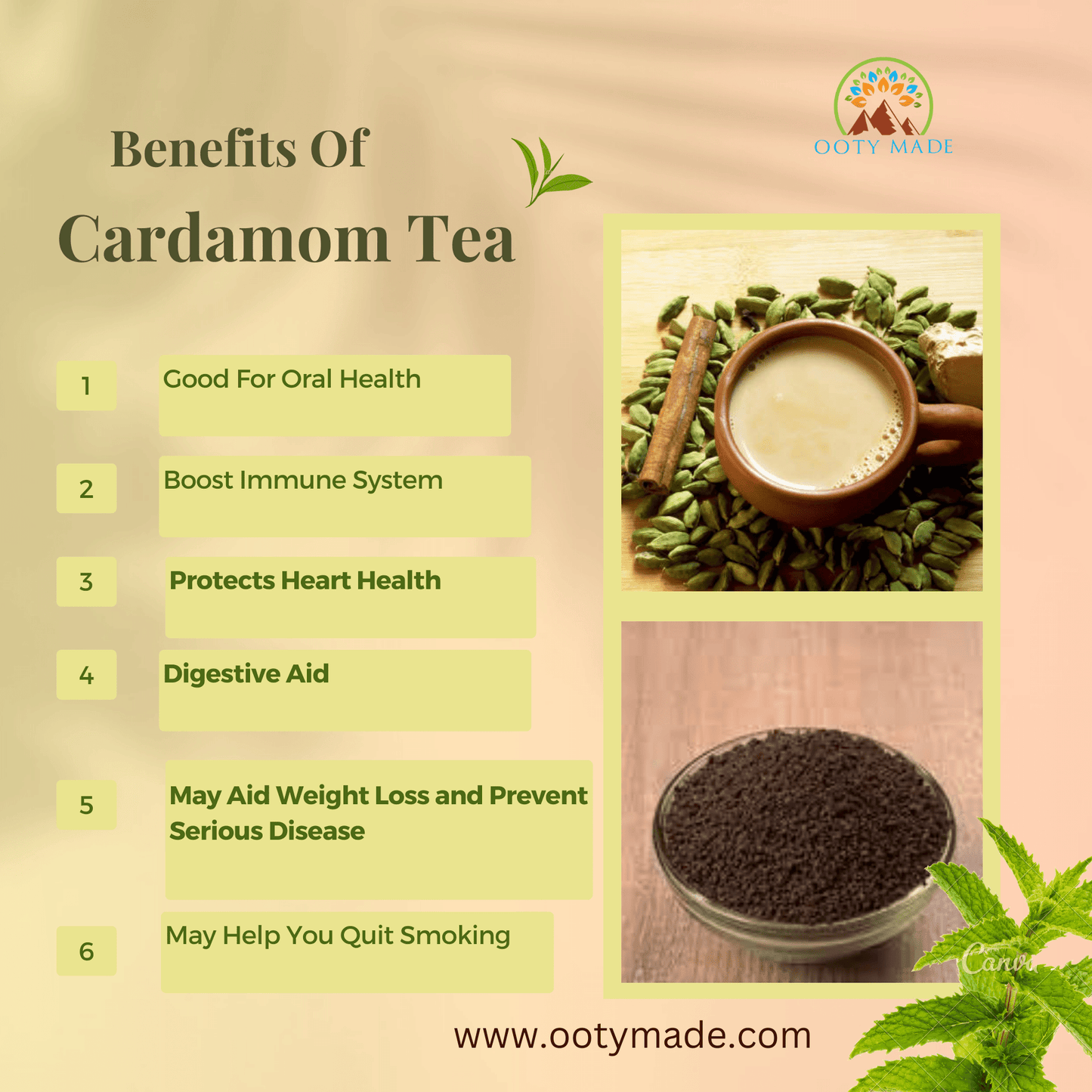 health benefits of cardamom laichi tea