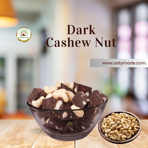 Indulge in Pure Bliss: Handmade Dark Chocolate with Cashew Nuts - Online Exclusive OotyMade.com