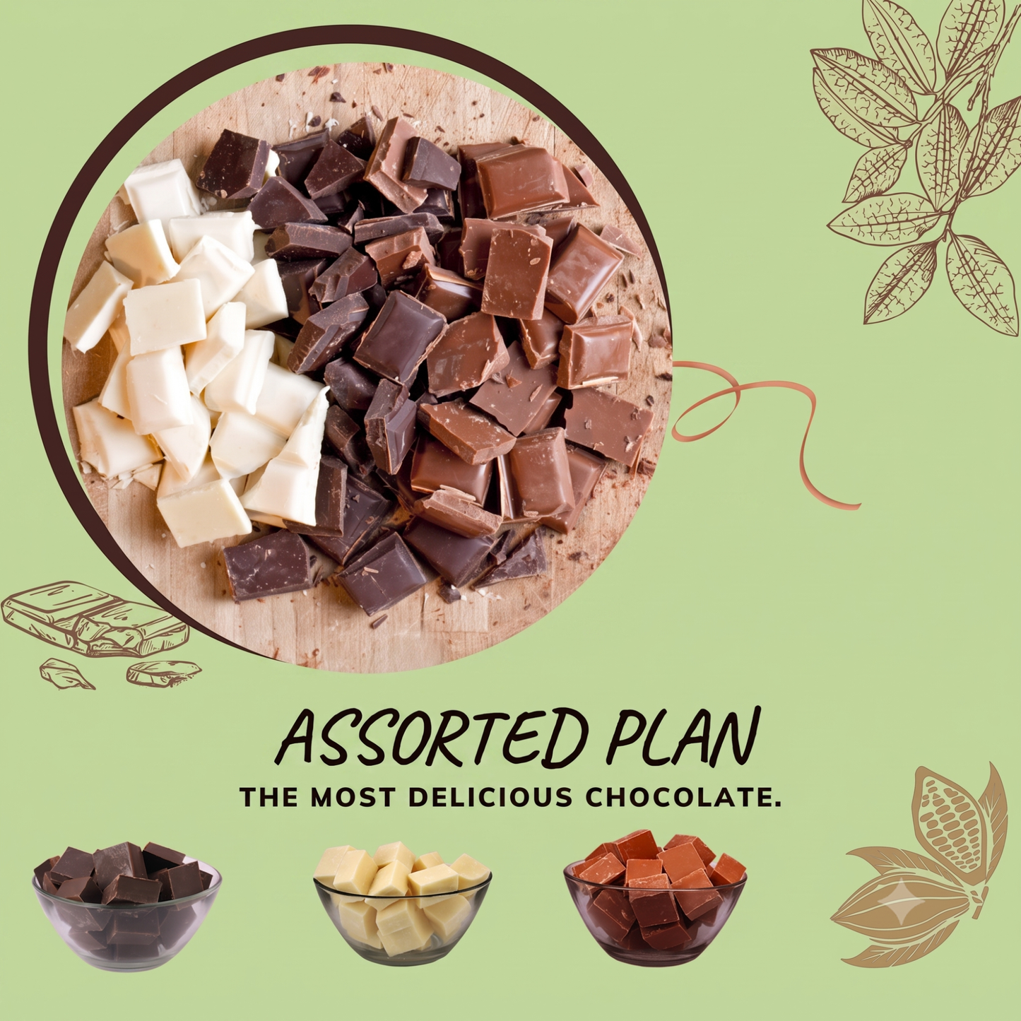 Ooty Assorted Chocolate Box — Dark, Milk & White | Handmade Nilgiris | OotyMade