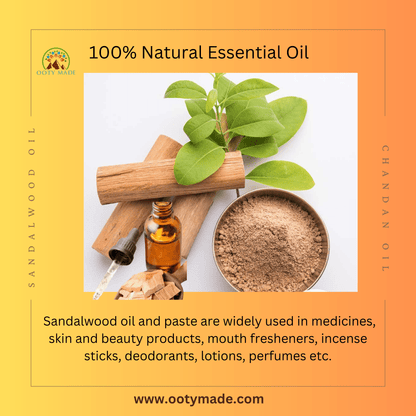 Sandalwood oil for beauty products