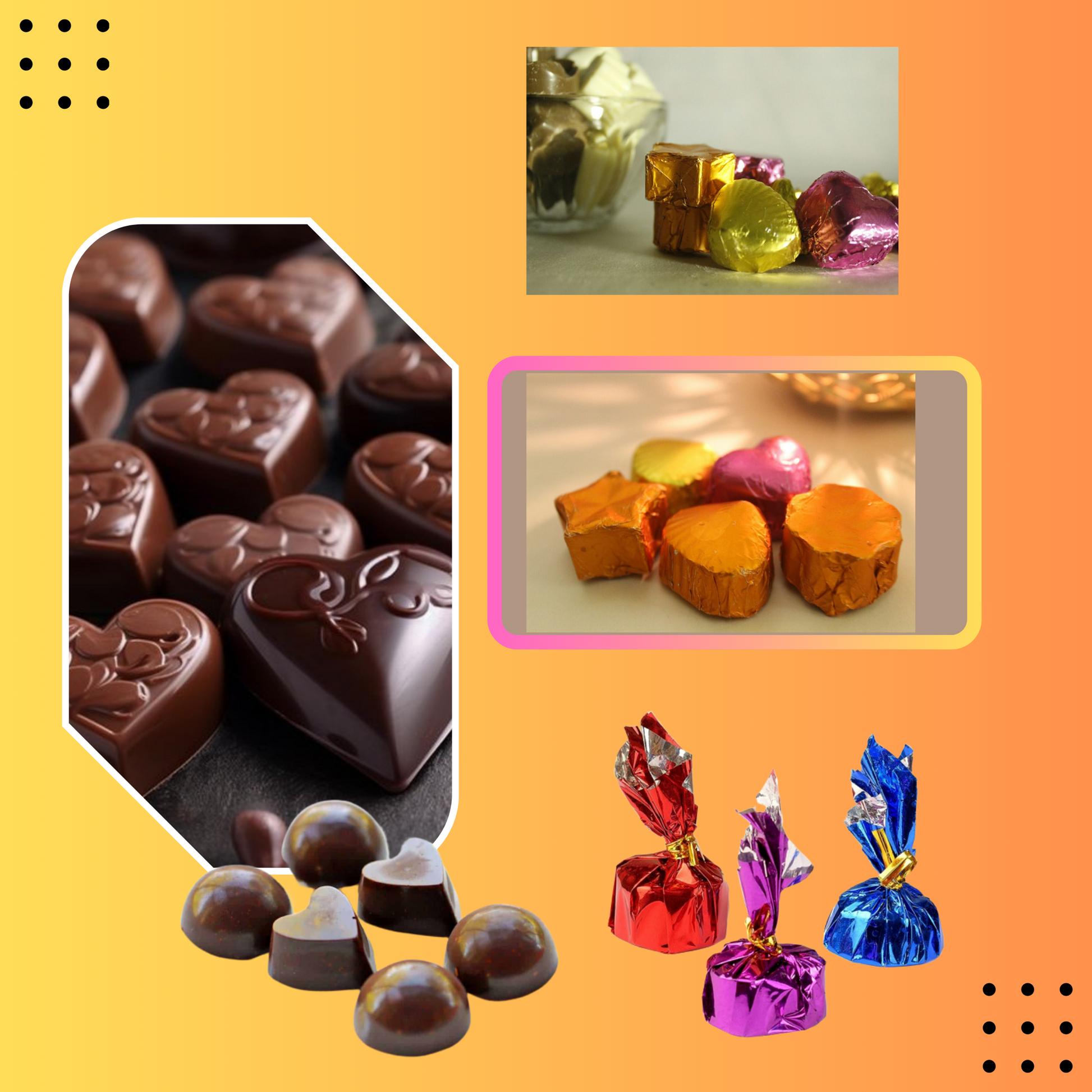 Unique Love Gifts: Best Chocolate for Your Special Someone-6 pieces OotyHomemade Chocolate box OotyMade.com