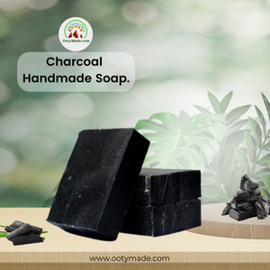 Charcoal Handmade Soap: Elevate Your Skincare Routine with Natural Organic Cleansing Perfection! OotyMade.com