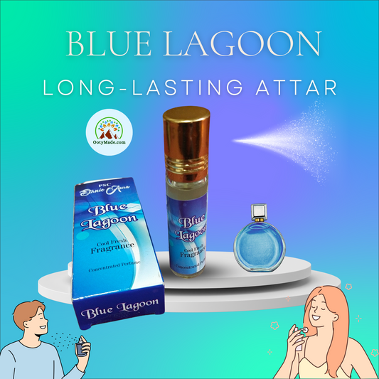 Blue Lagoon Attar Perfume Roll-On - The Best Attar for Women in India OotyMade.com