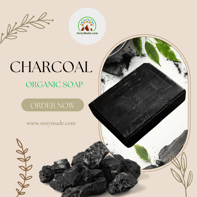 Charcoal Handmade Soap: Elevate Your Skincare Routine with Natural Organic Cleansing Perfection! OotyMade.com