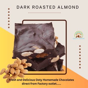 Roasted Almond Dark Chocolate Online at Best Price OotyMade.com