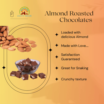 Roasted Almonds Chocolate like imported chocolates OotyMade.com